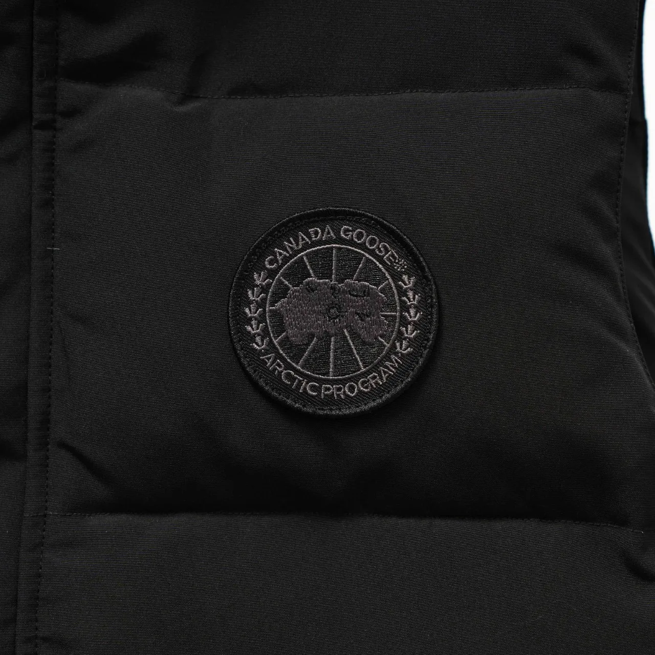P340 CANADA GOOSE丨Canada Goose Slant Pocket Stand Collar Down Vest Color: Black Black Label Size: XS-XXL
